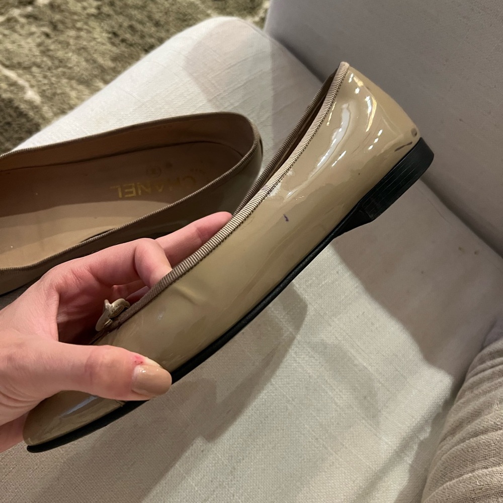 Chanel Patent Leather Ballet Flats - Picture 7 of 11